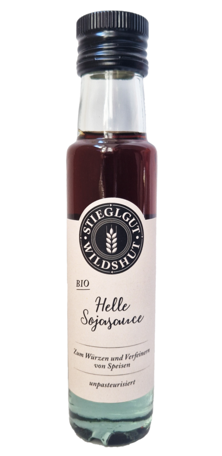 Wildshut Bio Helle Sojasauce hergestellt mir Laufener Landweizen