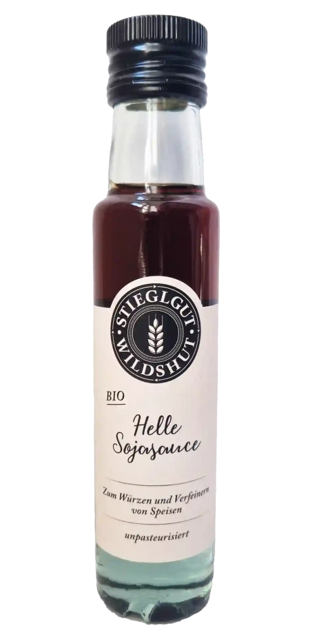Wildshut Bio Helle Sojasauce hergestellt mir Laufener Landweizen