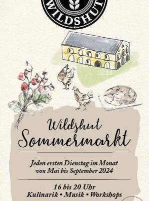 Wildshut Sommermarkt 2023 - jeden ersten Dienstag im Monat