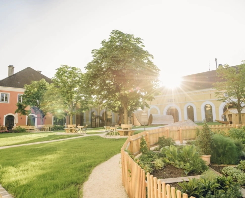 Innenansicht Innenhof Stiegl-Gut Wildshut