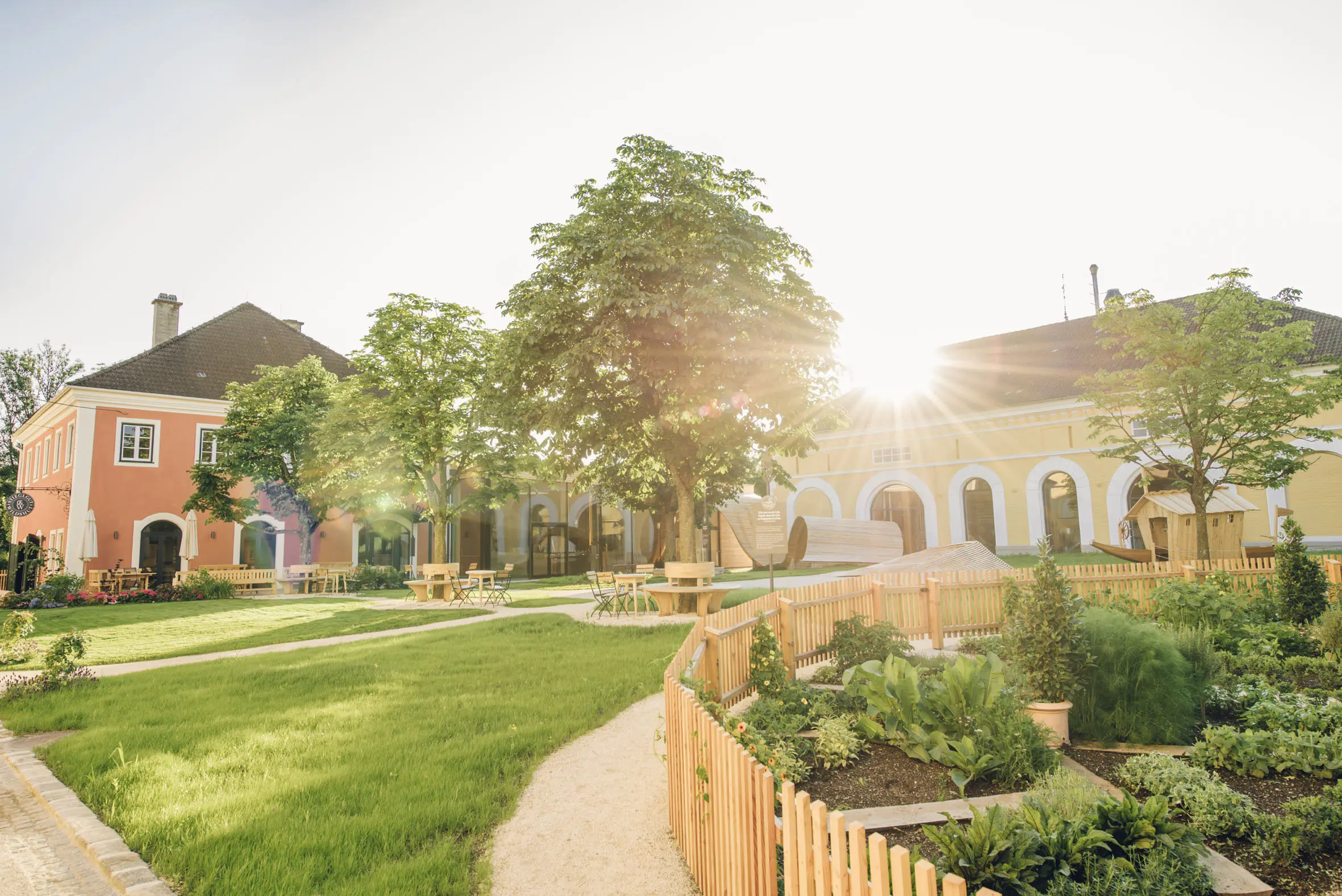 Innenansicht Innenhof Stiegl-Gut Wildshut