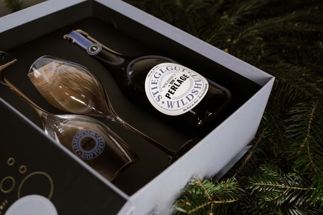 Wildshut Bio Perlage Geschenkset offen web 2 Wildshut Bio Perlage in der Geschenkbox