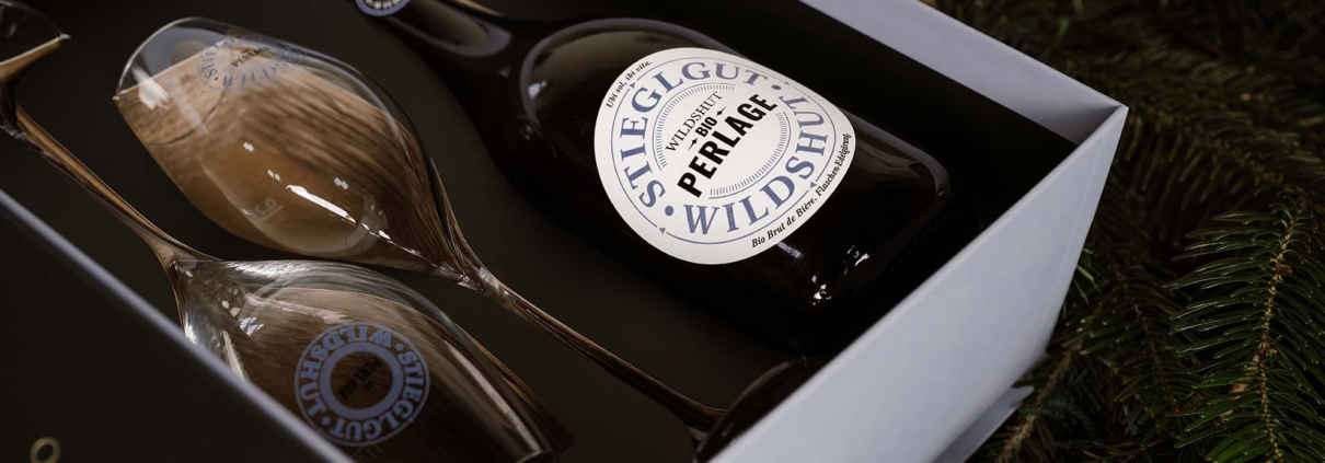 Wildshut Bio Perlage in der Geschenkbox
